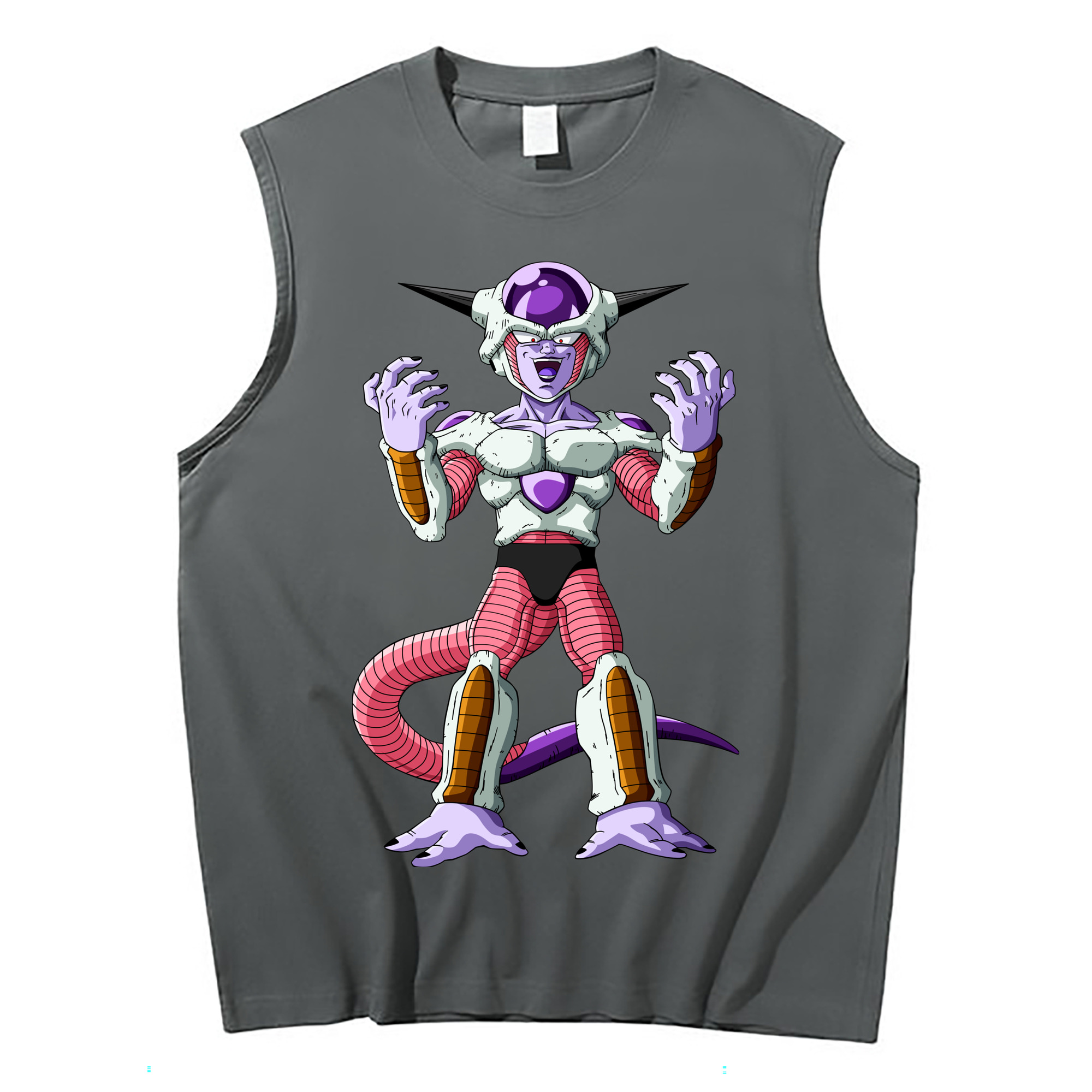 （画像用） ドラゴンボール フリーザ DRAGON BALL Frieza コットン100％タンクトップ（フロントプリント）